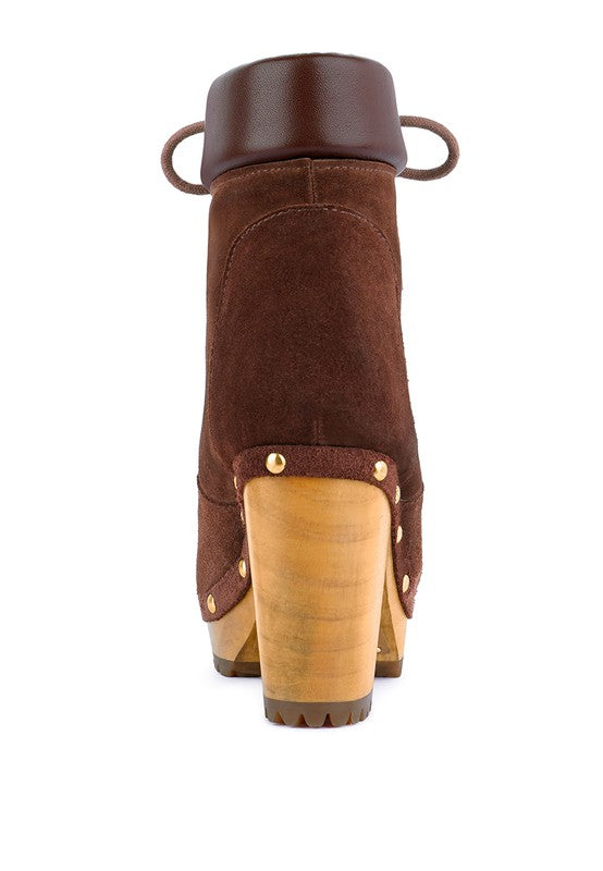 MAAYA Handcrafted Collared Suede Boot - Tigbul's Variety Fashion Shop