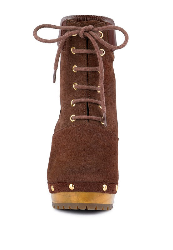 MAAYA Handcrafted Collared Suede Boot - Tigbul's Variety Fashion Shop