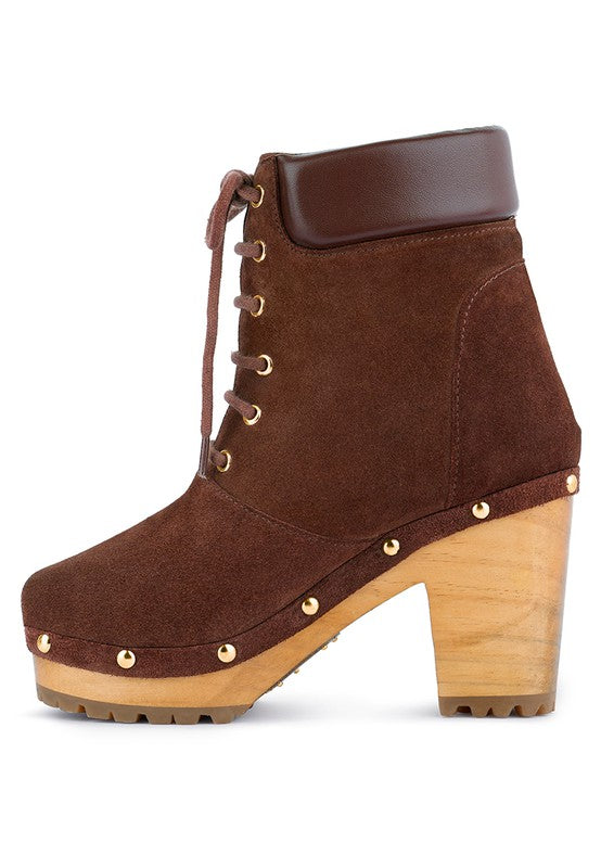 MAAYA Handcrafted Collared Suede Boot - Tigbul's Variety Fashion Shop