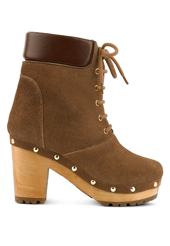 MAAYA Handcrafted Collared Suede Boot - Tigbul's Variety Fashion Shop
