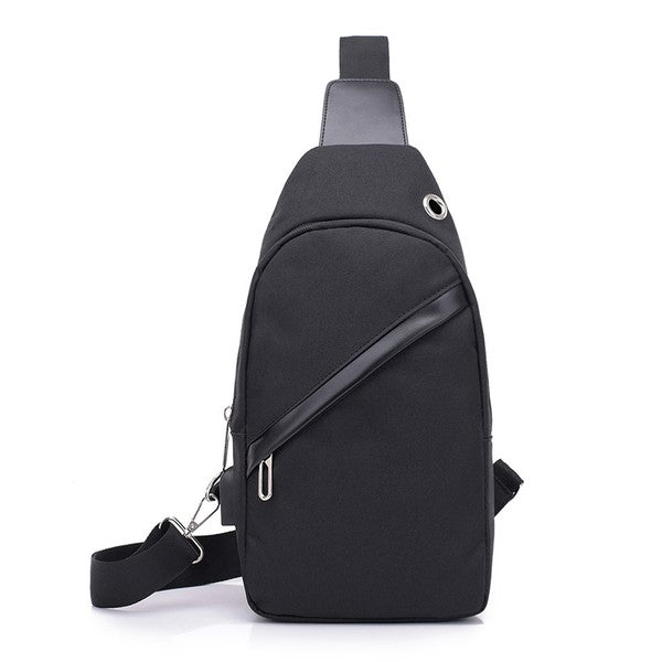 Cross Zip Sling Bag - Tigbul's Variety Fashion Shop