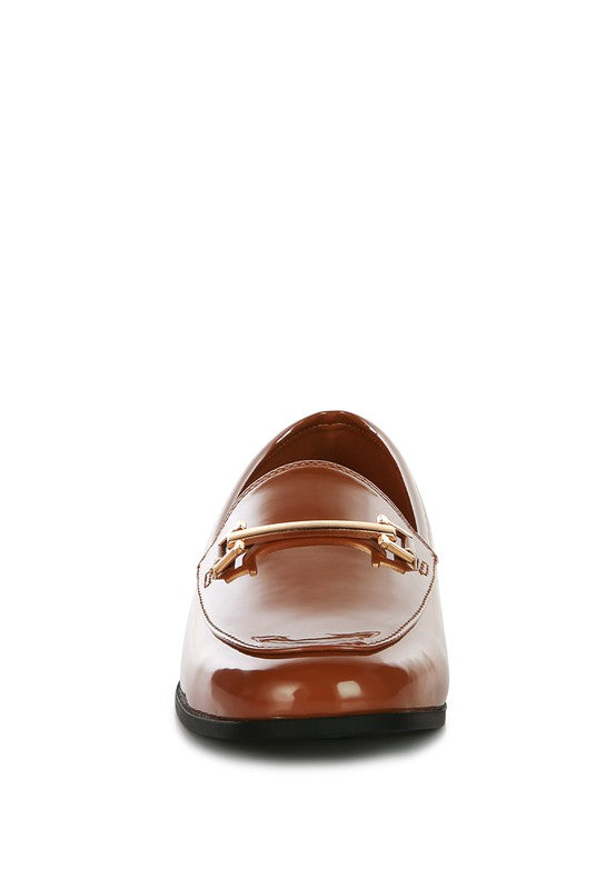 Jolan Faux Leather Semi Casual Loafers - Tigbul's Variety Fashion Shop