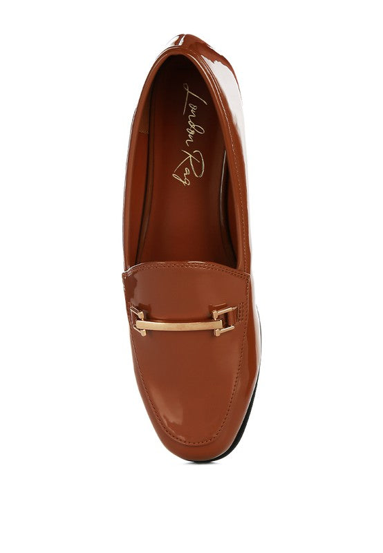 Jolan Faux Leather Semi Casual Loafers - Tigbul's Variety Fashion Shop