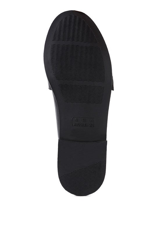 Sheboss Buckle Detail Loafers - Tigbul's Variety Fashion Shop