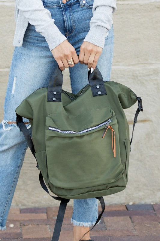 Everyday Backpack Tote - Tigbul's Variety Fashion Shop