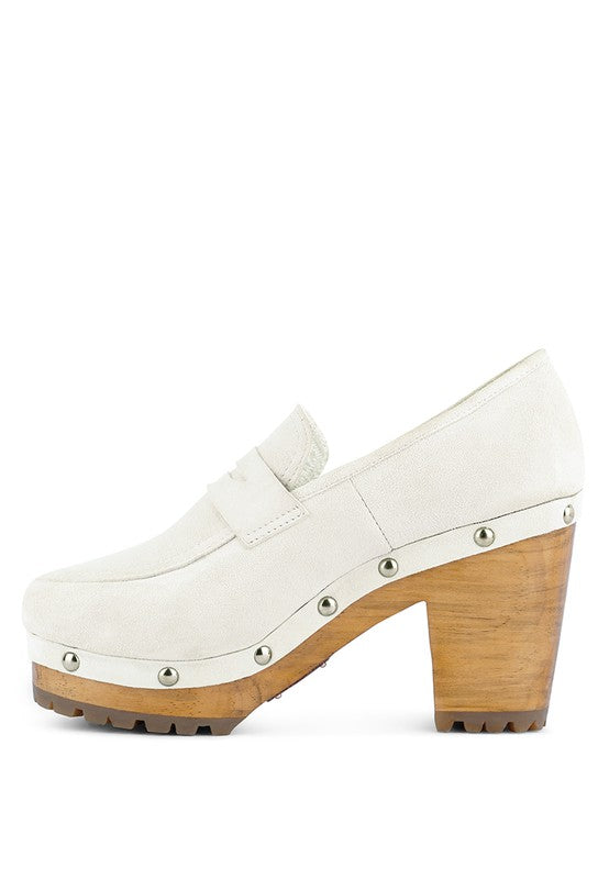 OSAGE Clogs Loafers In Fine Suede - Tigbul's Variety Fashion Shop