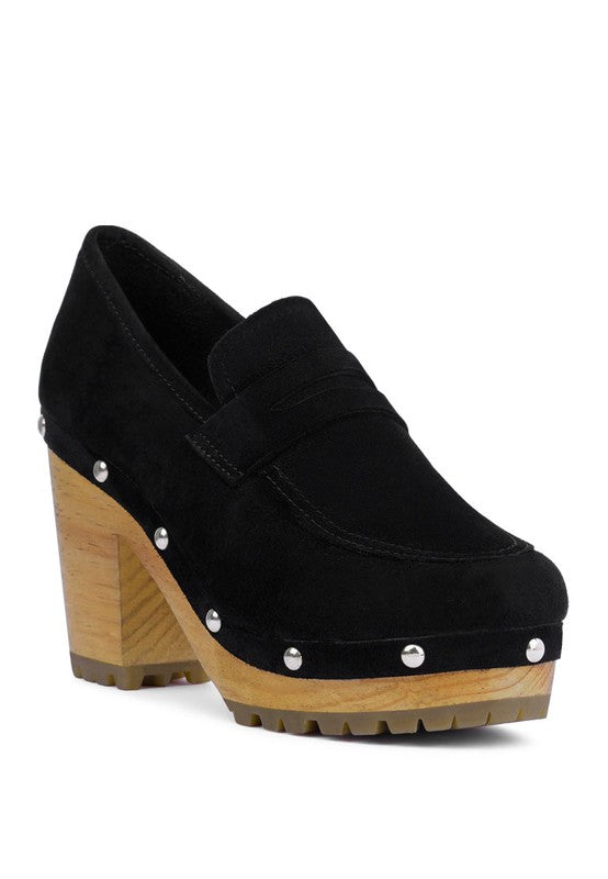 OSAGE Clogs Loafers In Fine Suede - Tigbul's Variety Fashion Shop