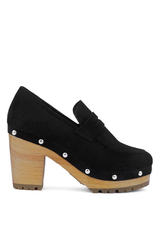 OSAGE Clogs Loafers In Fine Suede - Tigbul's Variety Fashion Shop