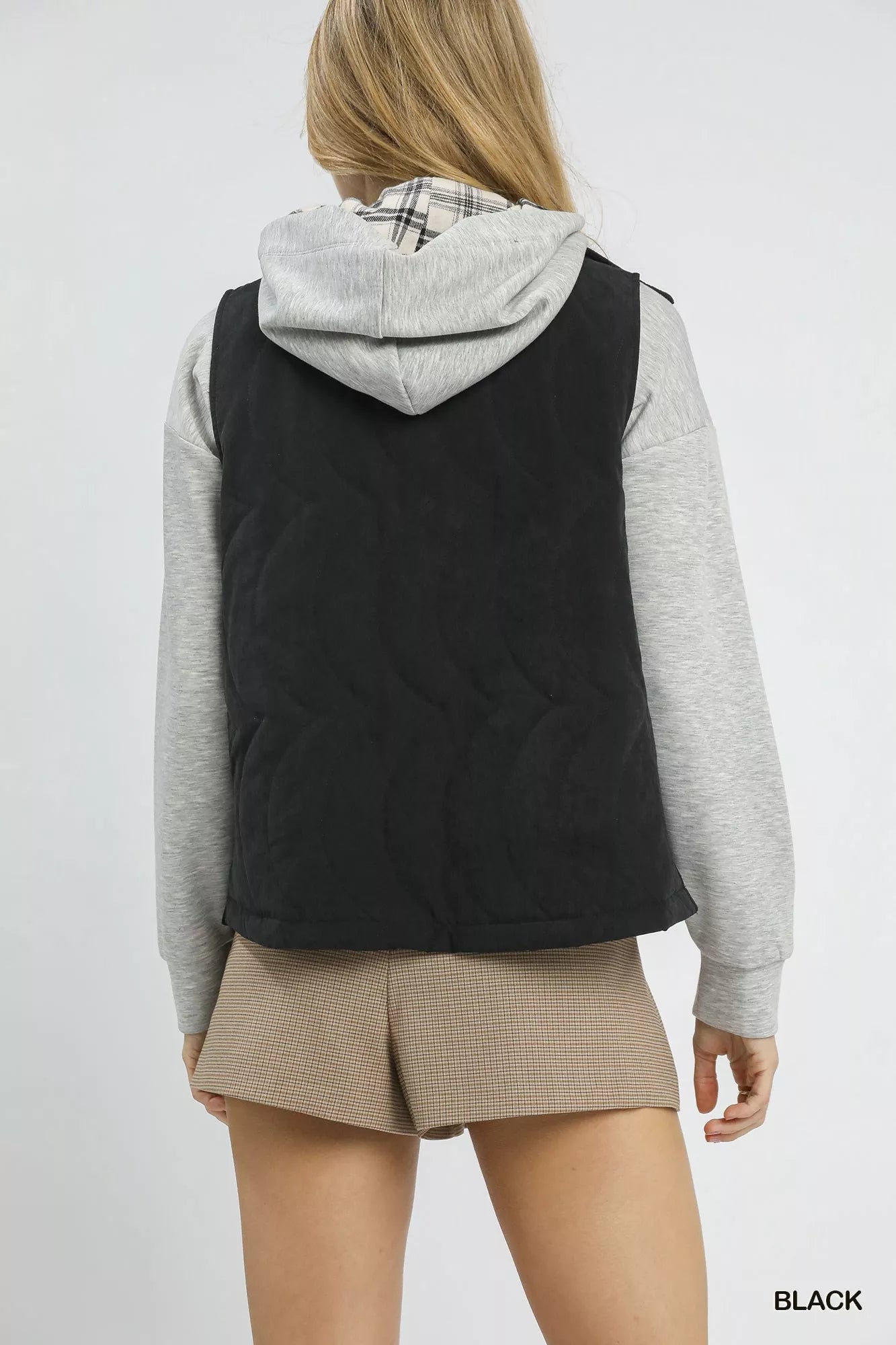 Umgee Quilted Embroidered Vest - Tigbul's Variety Fashion Shop