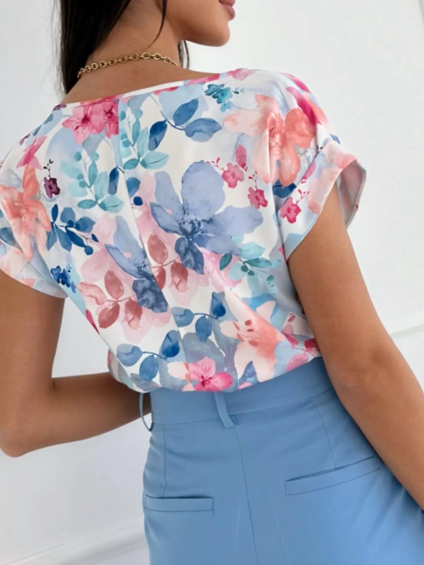 Classic Rolled Sleeve T-Shirt - Tigbul's Variety Fashion Shop