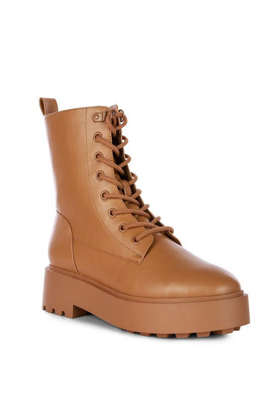 Molsh Faux Leather Ankle Biker Boots - Tigbul's Variety Fashion Shop