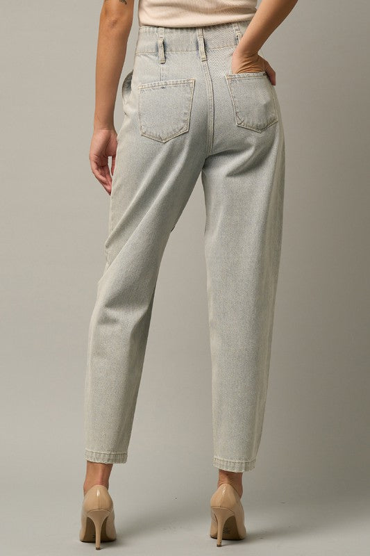 Super High Waist Balloon Jeans - Tigbul's Variety Fashion Shop