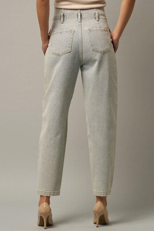Super High Waist Balloon Jeans - Tigbul's Variety Fashion Shop
