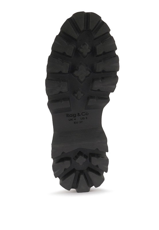 CHEVIOT Chunky Leather Loafers - Tigbul's Variety Fashion Shop