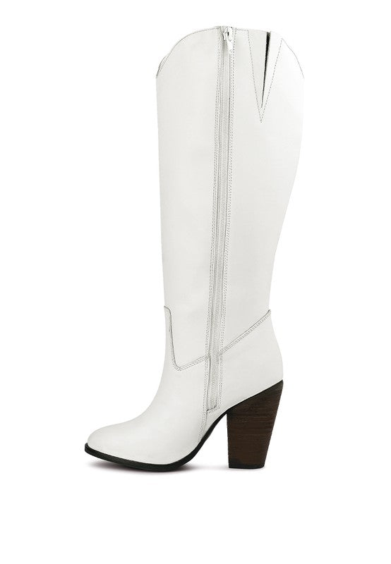 GREAT-STORM Suede Leather Calf Boots - Tigbul's Variety Fashion Shop