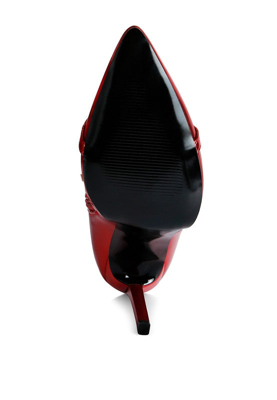 Firefly Hologram Stiletto Ankle Boots - Tigbul's Variety Fashion Shop