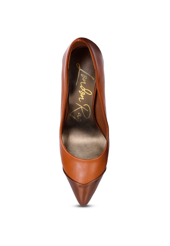 London Rag Cidra Silver Dip Stiletto Heels 5.9" - Tigbul's Variety Fashion Shop