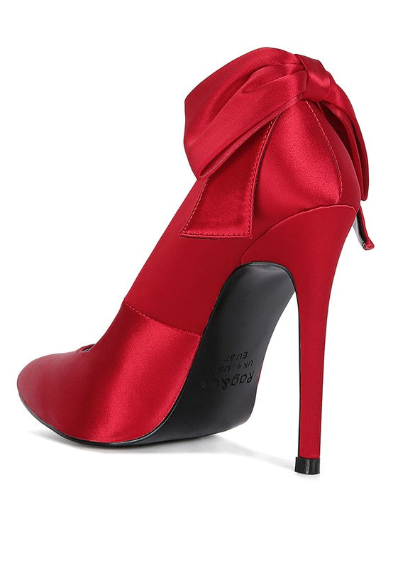 HORNET Satin Stiletto Pump Sandals - Tigbul's Variety Fashion Shop