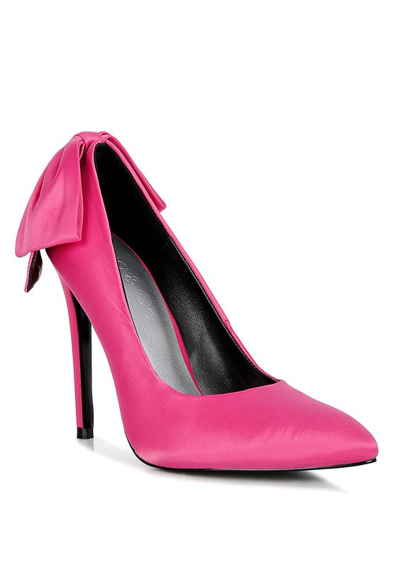 HORNET Satin Stiletto Pump Sandals - Tigbul's Variety Fashion Shop
