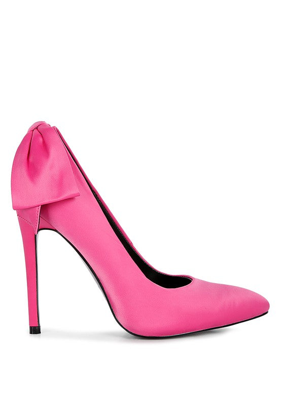 HORNET Satin Stiletto Pump Sandals - Tigbul's Variety Fashion Shop