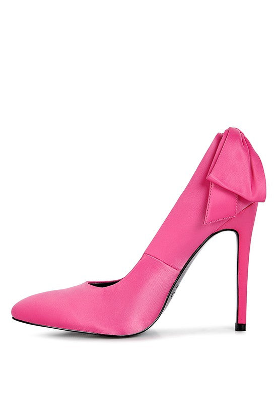 HORNET Satin Stiletto Pump Sandals - Tigbul's Variety Fashion Shop