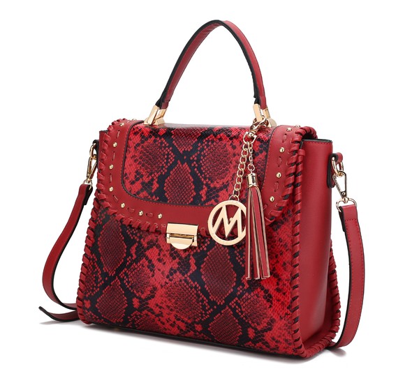 MKF Collection Lilli Satchel Handbag By Mia K - Tigbul's Variety Fashion Shop