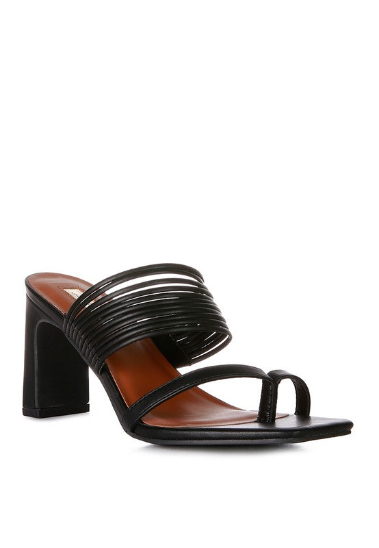 Follow Me Mid Block Heel Sandals - Tigbul's Variety Fashion Shop