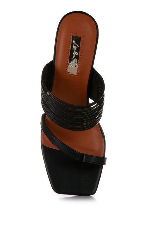 Follow Me Mid Block Heel Sandals - Tigbul's Variety Fashion Shop