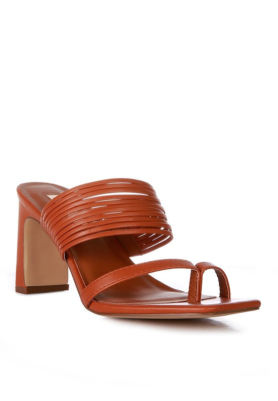 Follow Me Mid Block Heel Sandals - Tigbul's Variety Fashion Shop