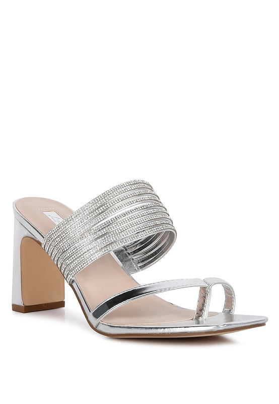 Follow Me Mid Block Heel Sandals - Tigbul's Variety Fashion Shop