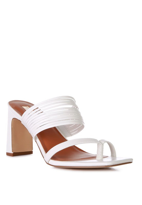 Follow Me Mid Block Heel Sandals - Tigbul's Variety Fashion Shop