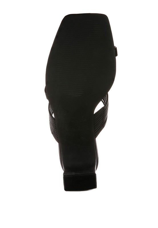 Follow Me Mid Block Heel Sandals - Tigbul's Variety Fashion Shop