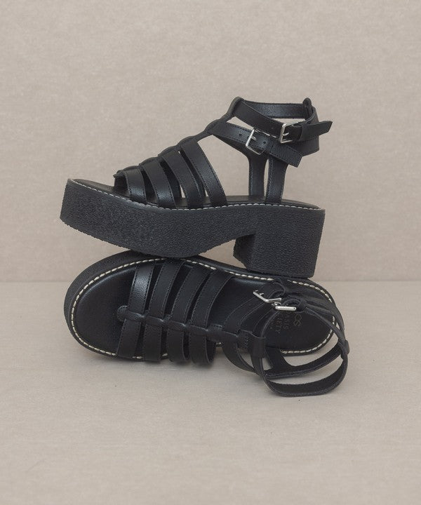 Oasis Society Lindsey - Platform Gladiator Sandal - Tigbul's Variety Fashion Shop