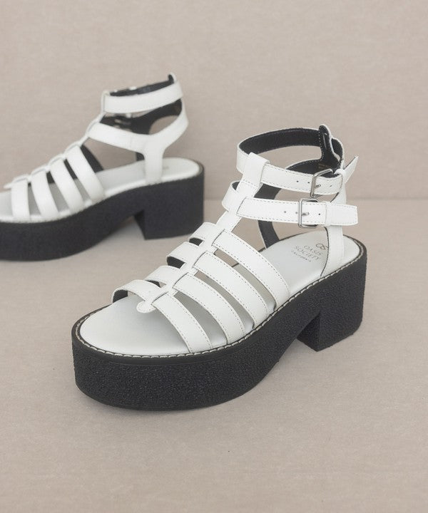 Oasis Society Lindsey - Platform Gladiator Sandal - Tigbul's Variety Fashion Shop