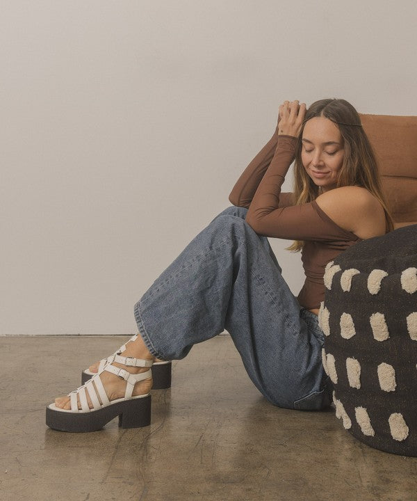Oasis Society Lindsey - Platform Gladiator Sandal - Tigbul's Variety Fashion Shop