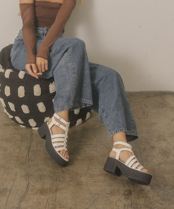 Oasis Society Lindsey - Platform Gladiator Sandal - Tigbul's Variety Fashion Shop