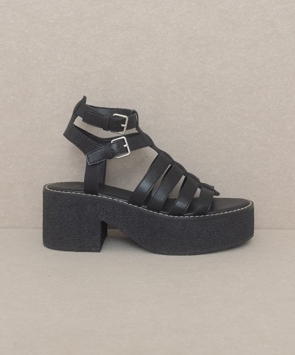 Oasis Society Lindsey - Platform Gladiator Sandal - Tigbul's Variety Fashion Shop