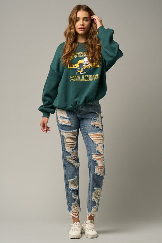 Ripped Straight Jeans - Tigbul's Variety Fashion Shop
