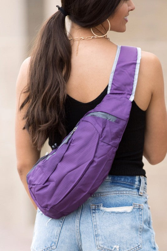 Nylon Packable Sling Bag - Tigbuls Variety Fashion