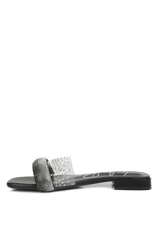 Old Flame Low Strack Heel Sandals - Tigbul's Variety Fashion Shop