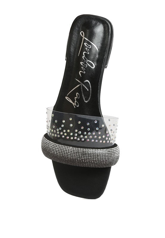 Old Flame Low Strack Heel Sandals - Tigbul's Variety Fashion Shop