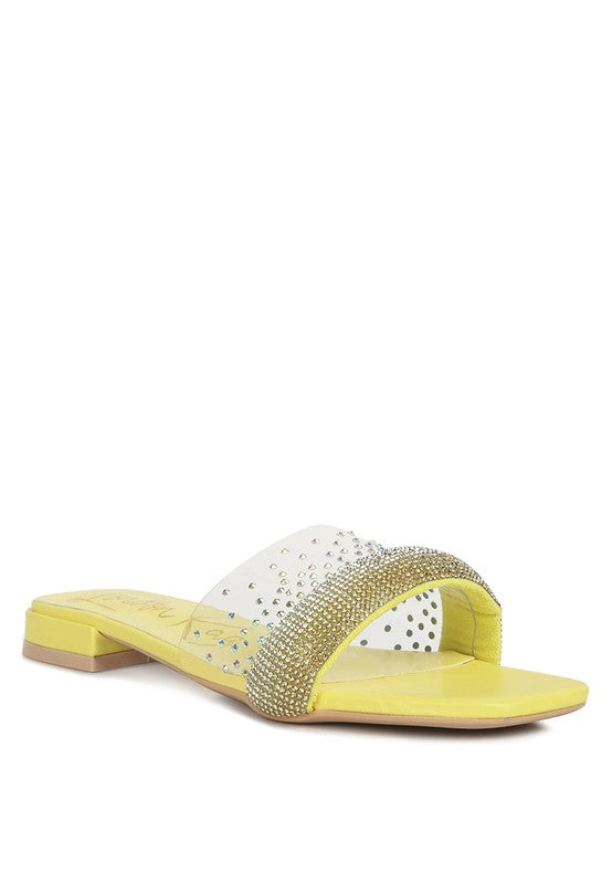 Old Flame Low Strack Heel Sandals - Tigbul's Variety Fashion Shop