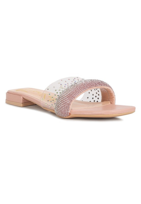 Old Flame Low Strack Heel Sandals - Tigbul's Variety Fashion Shop