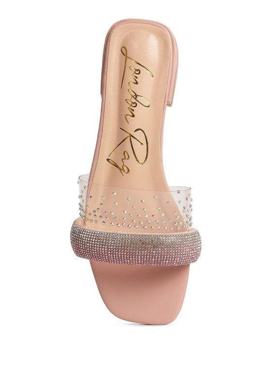 Old Flame Low Strack Heel Sandals - Tigbul's Variety Fashion Shop