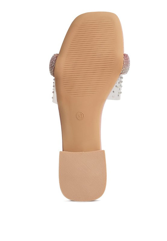 Old Flame Low Strack Heel Sandals - Tigbul's Variety Fashion Shop