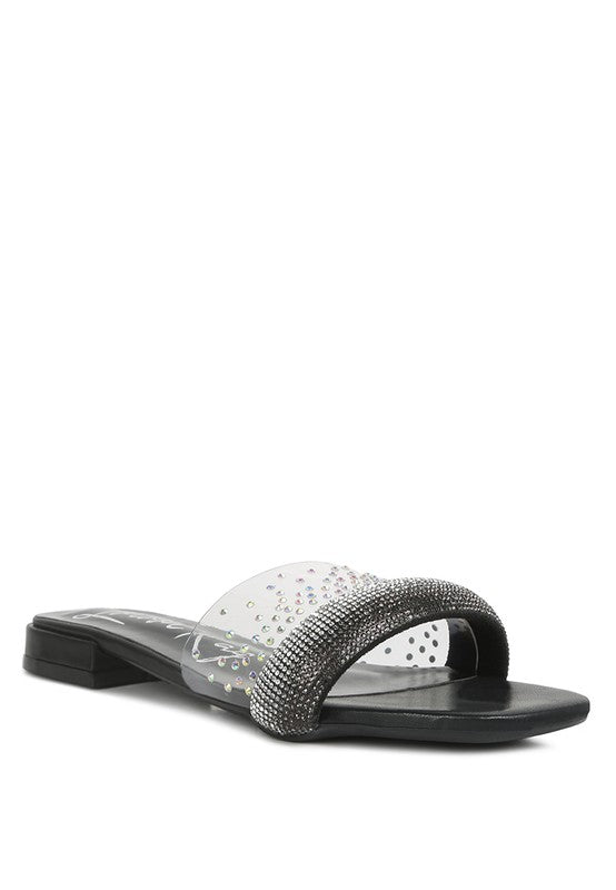 Old Flame Low Strack Heel Sandals - Tigbul's Variety Fashion Shop