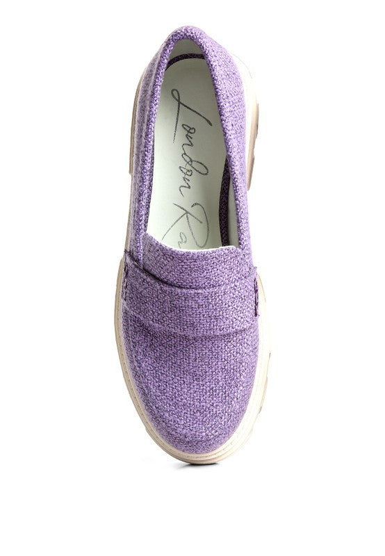 KYRO Amabel Chunky Lug Sole Loafers - Tigbul's Variety Fashion Shop