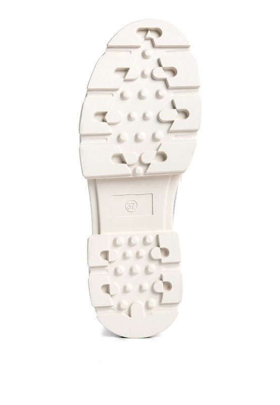 KYRO Amabel Chunky Lug Sole Loafers - Tigbul's Variety Fashion Shop