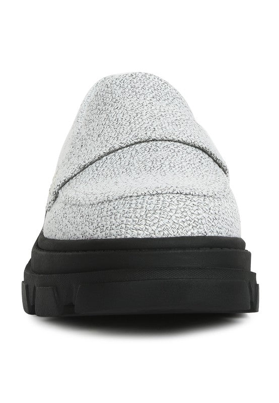 KYRO Amabel Chunky Lug Sole Loafers - Tigbul's Variety Fashion Shop