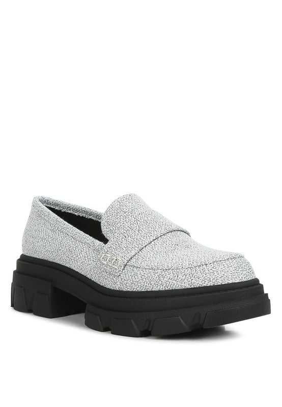 KYRO Amabel Chunky Lug Sole Loafers - Tigbul's Variety Fashion Shop